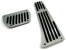 Range Rover L322 Silver Carbon Fibre pedal kit (Brake & Acc)