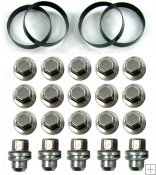 Wheel Nut kit to allow fitting of RR Sport wheels on Landrover D