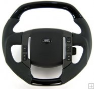 Range Rover Sport "flat top" Steering Wheel - Black Piano - Perf