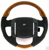 Range Rover Sport Steering Wheel - Sport grip - Walnut - Perfora