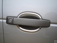 Door Handle Scuff Plates - Polished Stainless