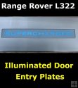 Range Rover Vogue L322 Illuminated Sill Plate Kit SUPERCHARGED