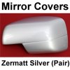 FULL Mirror Covers - Zermatt Silver