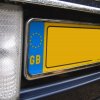 Chrome Rear Number Plate Surround