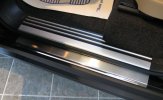 Range Rover L322 Door Step Plates - Brushed