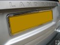 Rectangular Number Plate Kit CHROME