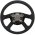 Steering Wheel Core SOFT BLACK LEATHER + BLACK SPOKES Heated