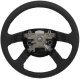 Steering Wheel Core SOFT BLACK LEATHER + BLACK SPOKES Heated