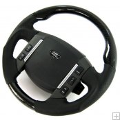 Landrover Freelander 2 black Carbon Steering Wheel - sport grip