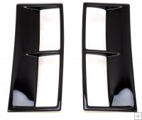 Supercharged Side Vent Covers - Black