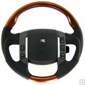 Range Rover Sport Steering Wheel - Cherry Wood - Sport grip - Pe