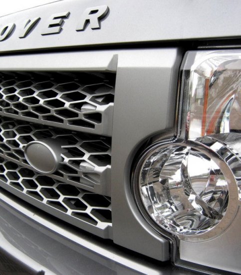 Landrover Discovery 3 Supercharged Style Front Grille - Grey - Click Image to Close