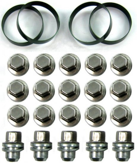 Wheel adaptor kit to allow fitting of RR Sport wheels on Range R - Click Image to Close