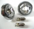 Side Repeaters - Crystal with Chrome Surround