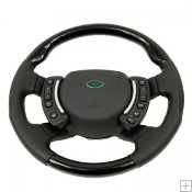 HEATED Steering Wheel BLACK PIANO (SPORTS GRIP)