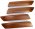 Interior Door Pull Kit - Straight Grain Walnut