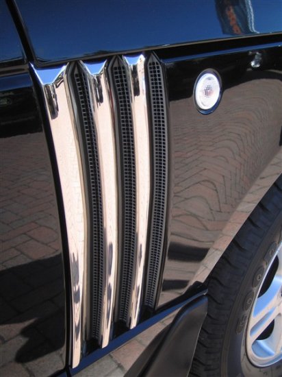 Triple Side Vent Chrome Cover Kit (6pcs) - Click Image to Close