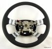 Range Rover L322 Steering Wheel SOFT BLACK LEATHER+CHROME SPOKES