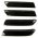 Range Rover Sport Interior Door Pull Kit - Zebrano ( 4 pcs )