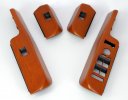 Range Rover L322 Window Switch Surrounds - Cherry RHD (4pcs) (Wi