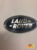 Genuine Land Rover Black & Silver Oval Badge & Non-Gen Plinth