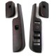 Window Switch Surrounds - Burr Walnut RHD (4pcs) No Mirror Park