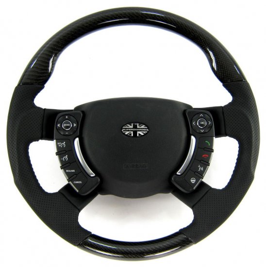 Range Rover 2010 Heated Steering Wheel - Carbon - Sport grip - P - Click Image to Close