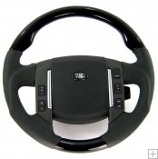 Landrover Freelander 2 black Piano Steering Wheel - sport grip