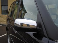 Range Rover L322 Chrome Mirror Covers - Top Half Covers
