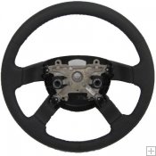 Steering Wheel Core PLAIN BLACK LEATHER Heated (08 spec)