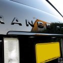 Range Rover L322 Rear Tailgate Trim Strip - Gloss black