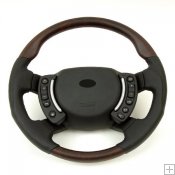 Steering Wheel - Burr Walnut SPORT Grip HEATED