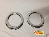 Range Rover Sport Chrome Fog Lamp Surrounds ( stainless covers )