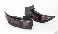 Evoque LED Rearlights Tinted Lens WIth Chrome Internals