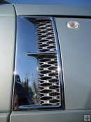 Supercharged Chrome Side Vent COVERS (pair)