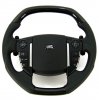 Steering Wheel CARBON FIBRE BLACK (Square Design) Napa Leather