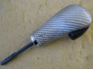 Gear Knob SILVER CARBON FIBRE