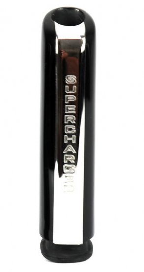 Hand Brake Grip - Black Piano ( Supercharged Logo ) - Click Image to Close