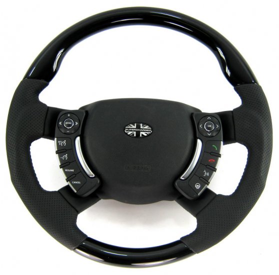 Range Rover 2010 Heated Steering Wheel - Black Piano - Sport Gri - Click Image to Close