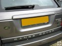 Range Rover Sport Chrome Rear Number Plate Surround ( stainless