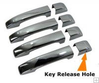 Range Rover L322 2010 Door Handle Covers - Chromed Plastic 8 pc