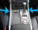 Range Rover Sport Centre Console Surrounds - Black Carbon Fibre