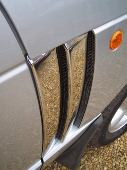 Range Rover L322 Chrome Double Side Vent Covers (4pcs) - Click Image to Close
