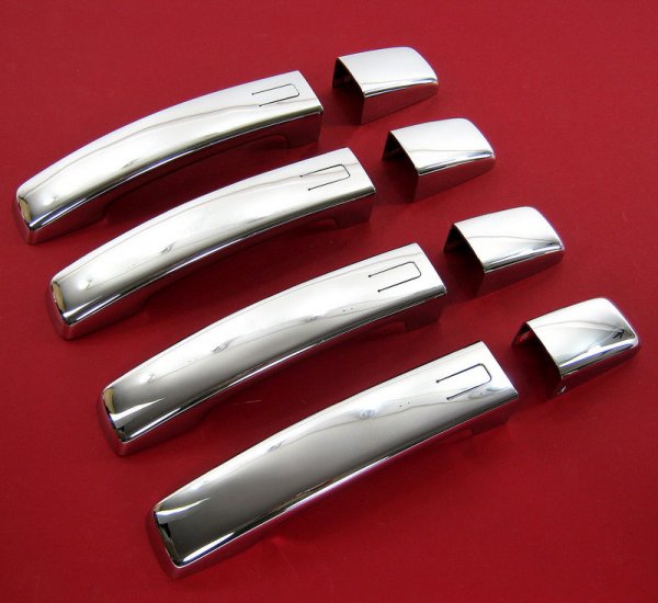 Landrover Discovery 4 chrome ABS door handle cover kit - Click Image to Close