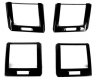 Air Vent Surrounds - Piano Black ( 4 pcs )