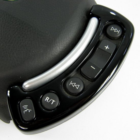 Range Rover L322 Steering control facia kit - Piano black - Click Image to Close