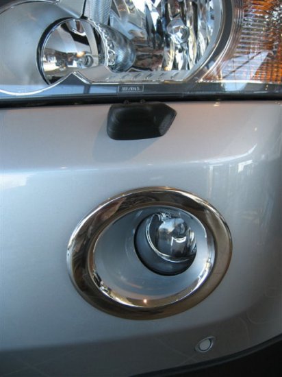 Fog Light Surrounds STAINLESS STEEL - Click Image to Close