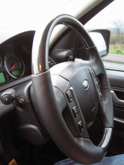 Steering Wheel CARBON FIBRE BLACK - Click Image to Close