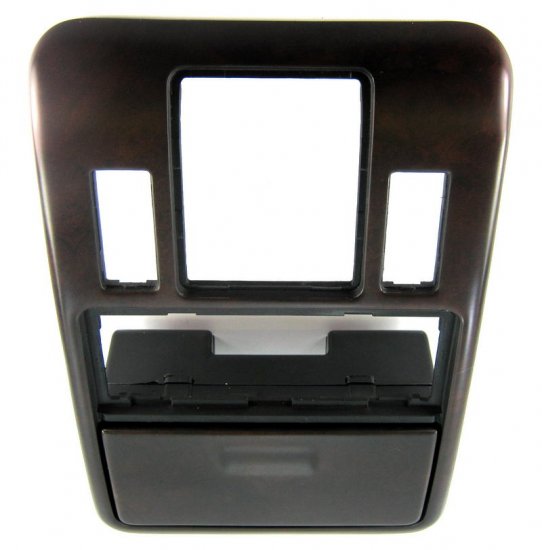 Range Rover L322 Front Roof Console - Burr Walnut - Click Image to Close