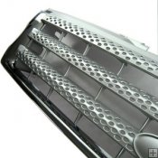 Range Rover Sport grille - Supercharged style - Chrome & Silver